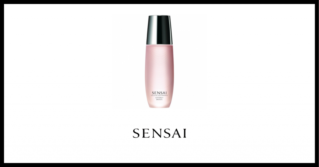 Bote de tratamiento antiedad facial de la marca Sensai en un bote rosa con tapón plateado
